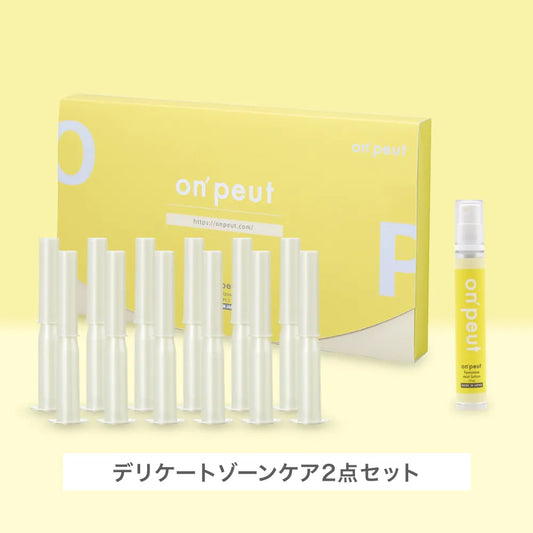 on'peut オンプ フェミニン 潤いジェル 12本入り+ミストローション 17ml